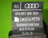 Veiligheidsgordel AUDI A1 (8X1, 8XK), AUDI A1 Sportback (8XA, 8XF)